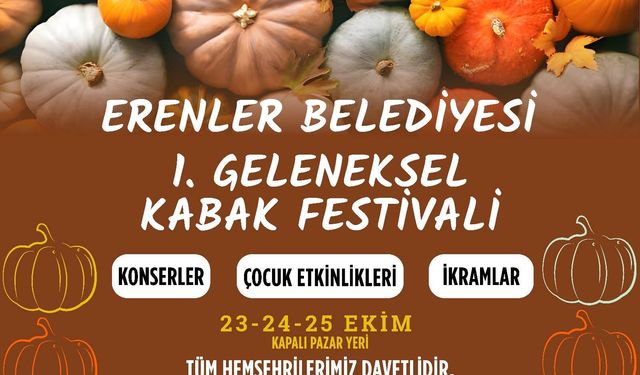 Başkan Şenol Dinç'ten Erenler Kabak Festivali'ne davet