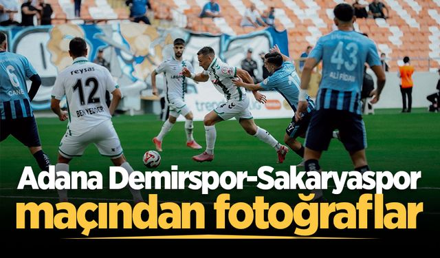 Adana Demirspor-Sakaryaspor maçından fotoğraflar