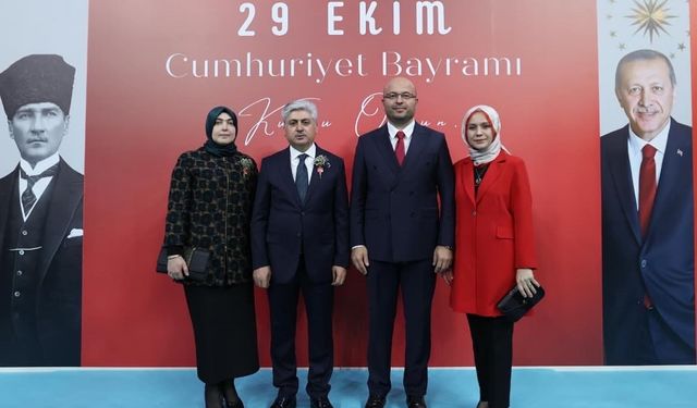MHP İl Başkanı Alkaş, Cumhuriyet'in 102. yılı resepsiyonuna katıldı