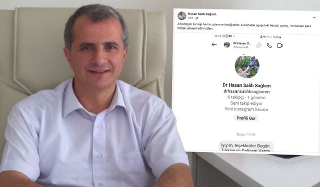 Prof. Dr. Hasan Salih Sağlam'dan sahte hesap uyarısı