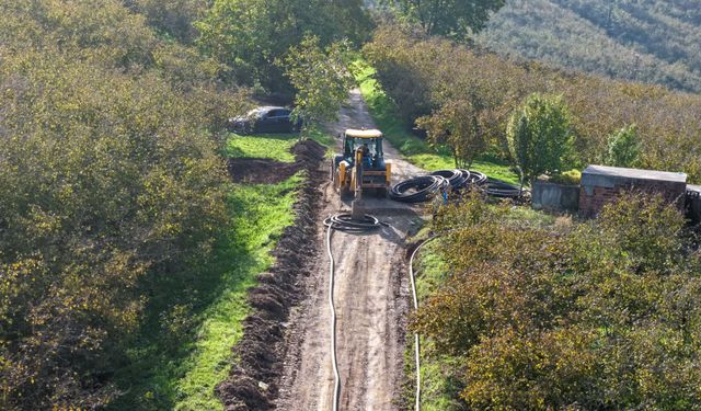 2 bin 800 metrelik hat ile Hendek Yarıca’nın içme su geleceği teminat altında