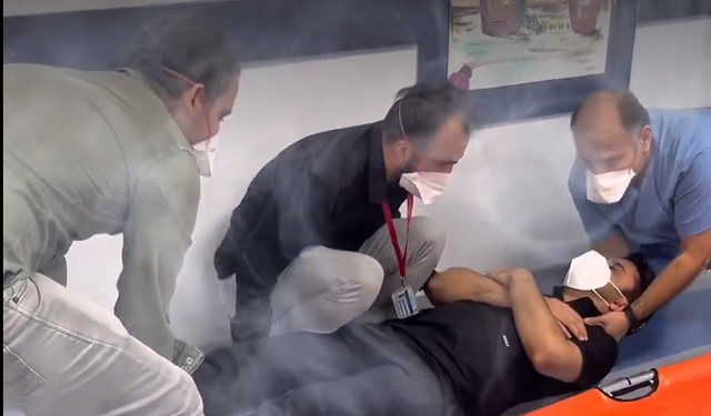 SEAH'ta kırmızı kod tatbikatı gerçekleştirildi