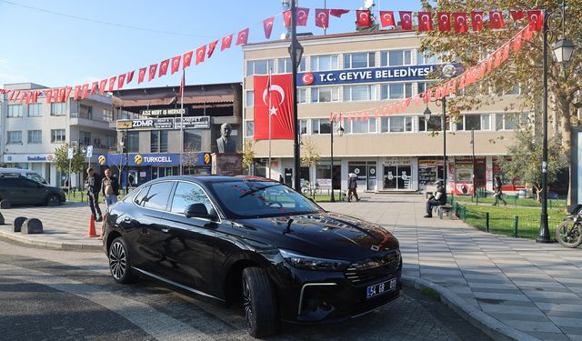 Togg'un yeni modeli Geyve Belediyesi hizmetinde