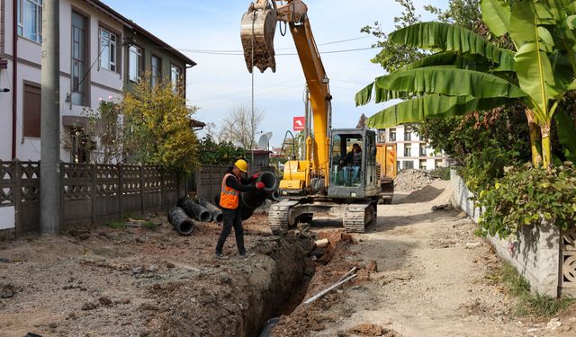 Güllük Mahallesi’nin altyapısı yoğun yağışlara karşı güvenli hale geliyor
