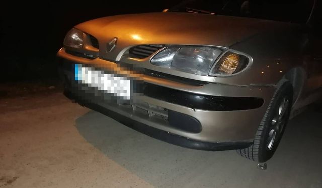 Alkol alıp yol kenarında yattı, üzerinden otomobil geçti