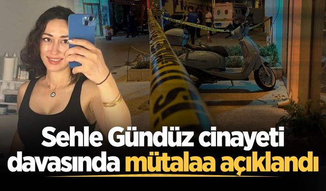 Sehle Gündüz cinayeti davasında mütalaa açıklandı