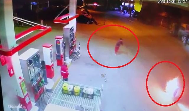 Dehşet anları kamerada