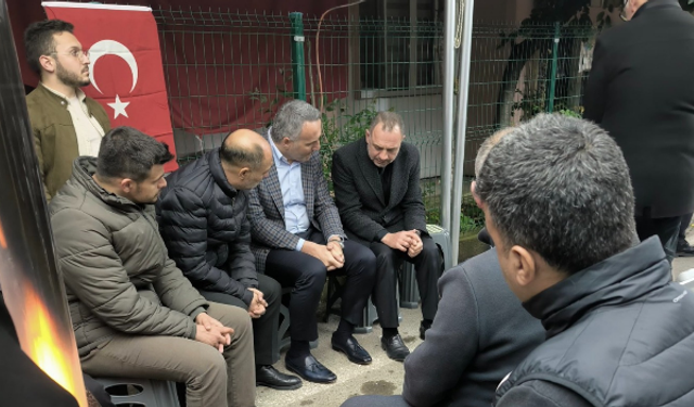 Tever’den Şehit Başçavuş Akın Karakuş’un ailesine taziye ziyareti