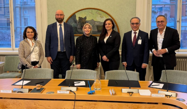 Çiğdem Erdoğan, İsveçli Parlamenterlerle görüştü