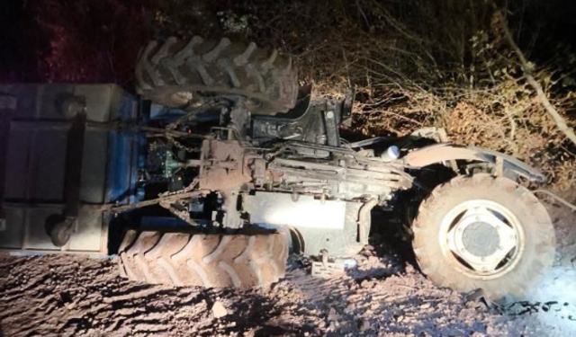 Traktör kazası: 2 yaralı