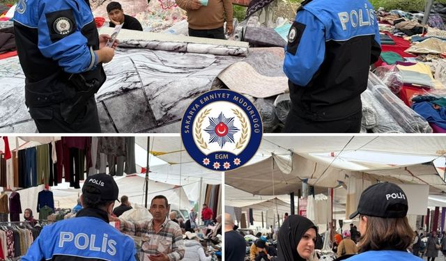 Çarşamba Pazarı'nda vatandaşlara KADES ve dolandırıcılık uyarısı