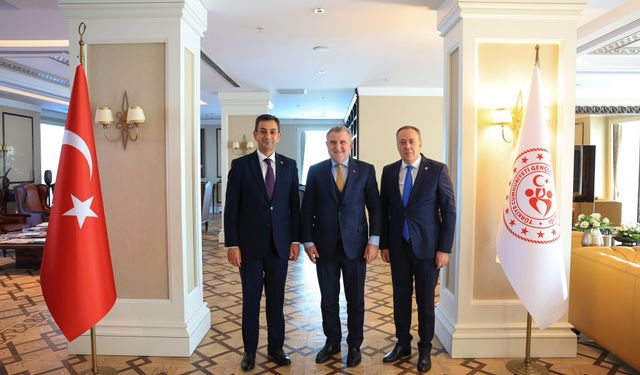 Bakan Bak'a teşekkür ziyareti