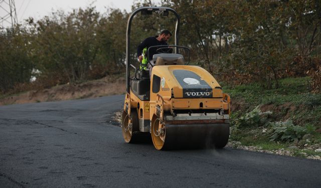 Beldibi'nde asfalt sevinci