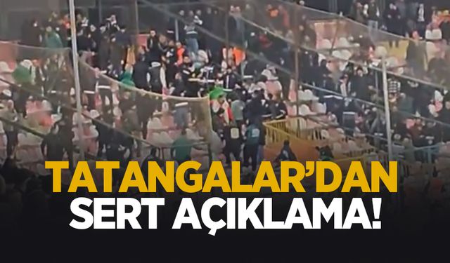Tatangalar'dan sert açıklama