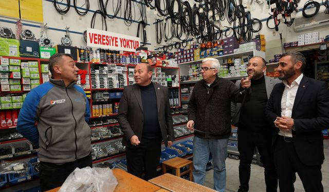 Başkan Ata, Ferizli Küçük Sanayi Sitesi esnafıyla bir araya geldi