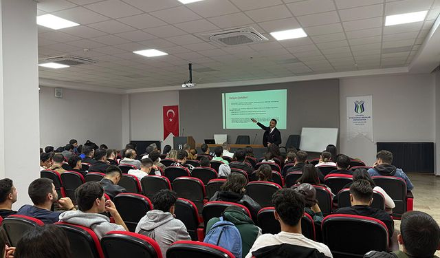 SUBÜ Spor Bilimleri Fakültesi’nde “Kendini Koruma ve İletişim” konulu etkinlik düzenlendi