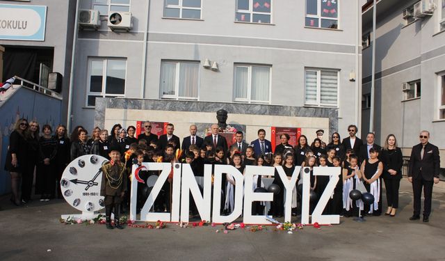 Şehit Fethi Sekin İlkokulu’nda anlamlı Atatürk’ü anma programı