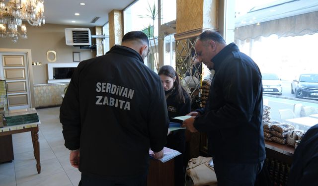 Serdivan'da yılbaşı öncesi denetimler sıklaştı