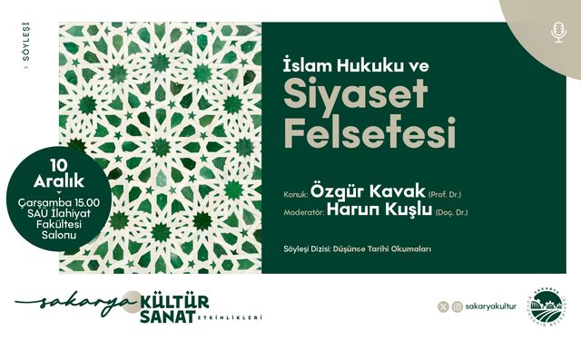 Aralık kültür sanat takvimi Prof. Dr. Özgür Kavak’ı ağırlıyor