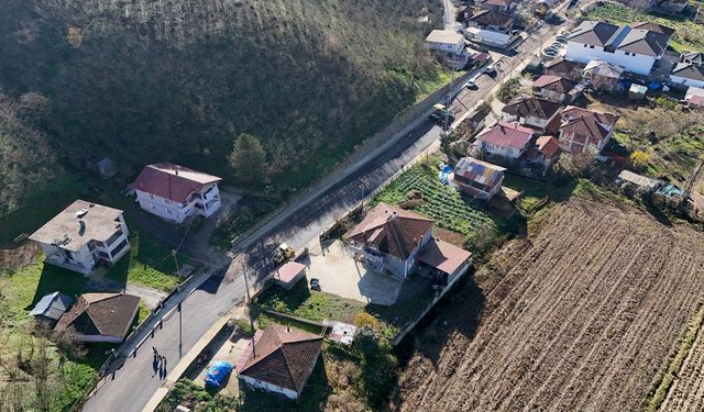 Altındere’de altyapının ardından üstyapı da yenileniyor