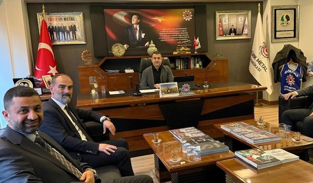 Anahtar Parti İl Başkanı Yazıcı'dan Türk Metal Sendikası'na ziyaret