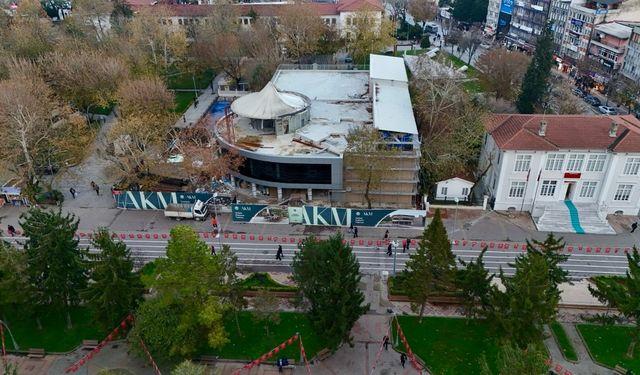 AKM’de çalışmalar sürüyor