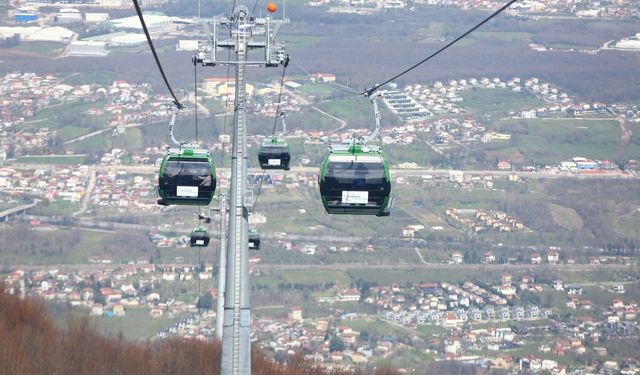 Kartepe Teleferik'te manzara yolculuğu yeniden başladı