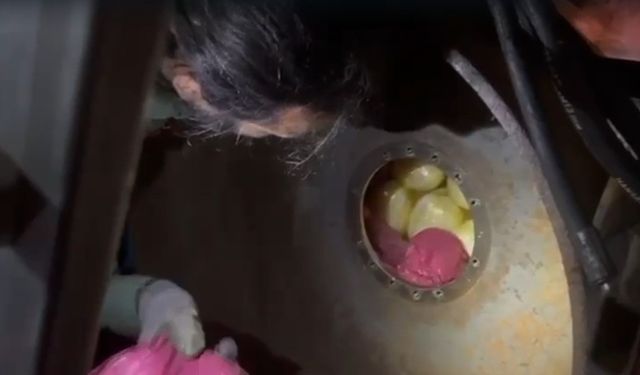 Dev operasyon: 102 kilo metamfetamin bulundu