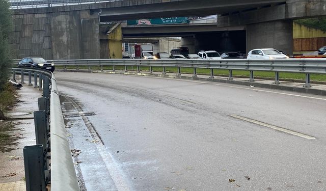 Bariyerlere çarpan motosikletli öldü