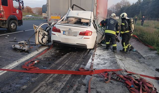 KMO'da feci kaza:1 ölü