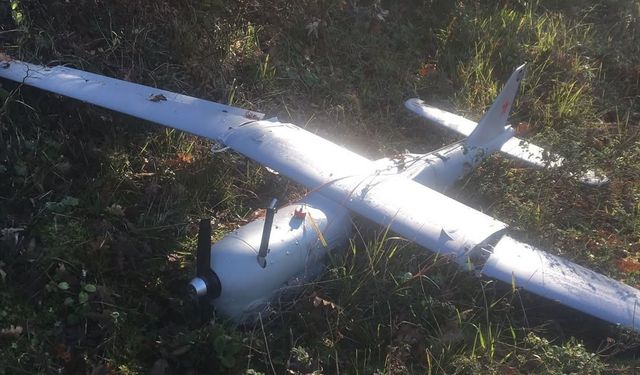 Rus İHA'sı İzmit'te boş araziye düştü