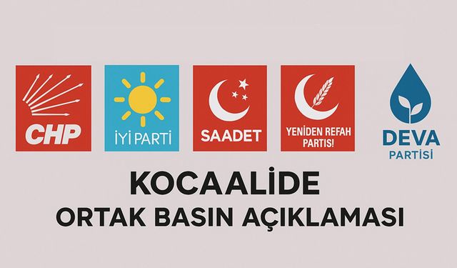 Kocaali'de muhalefet partileri ortak açıklama yapacak