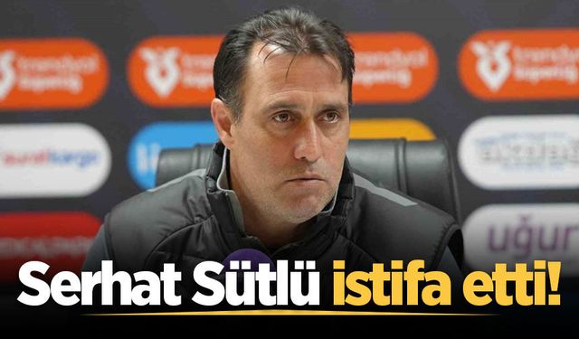 Sakaryaspor Teknik Direktörü Serhat Sütlü istifa etti!