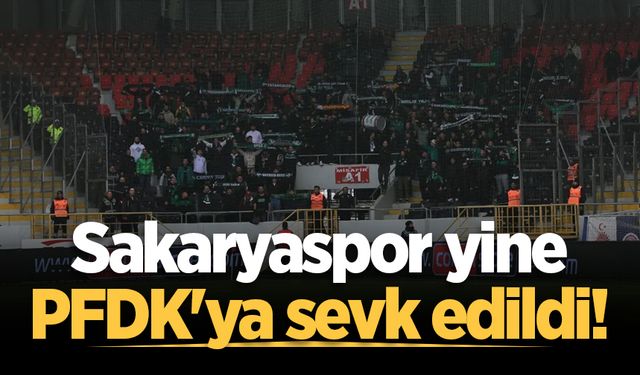 Sakaryaspor yine PFDK'ya sevk edildi!