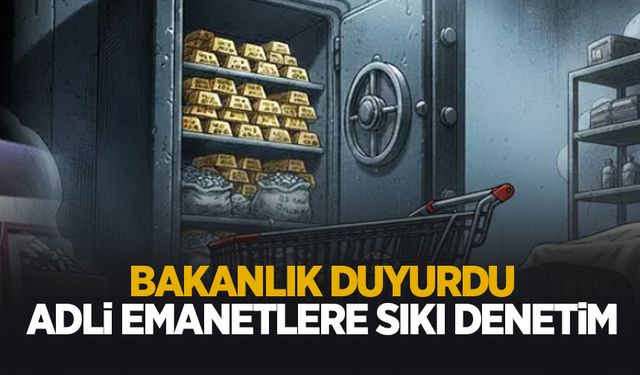 Adli emanetlerde sıkı denetim