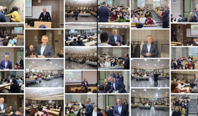 Başkan Işıksu üniversite öğrencileri ile buluştu