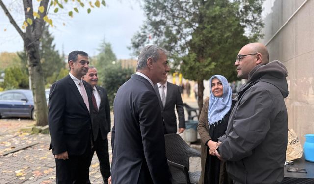 Başkan Alemdar ve ilçe başkanlarından SEAH Korucuk kampüsünde hasta ziyareti