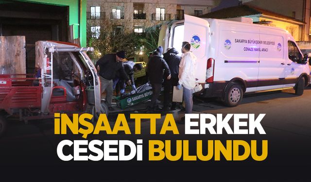 Şehir merkezinde inşaatta erkek cesedi bulundu