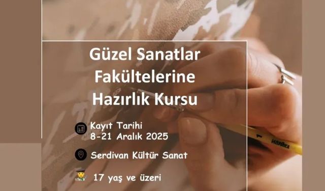 Güzel sanatlara giden yol Serdivan’dan geçiyor
