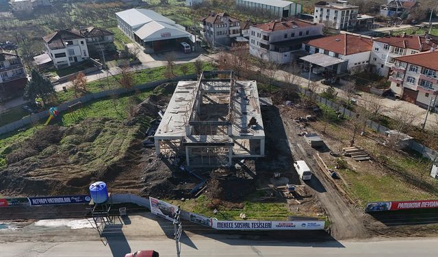 Mekece Sosyal Tesisleri yükseliyor: yüzde 50 seviyesine ulaştı