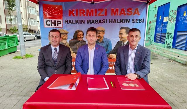 CHP Kırmızı Masa’da vatandaşları dinledi