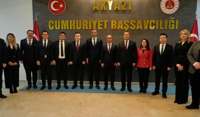 HSK Üyesi Özdemir'den Akyazı Adliyesi'ne ziyaret