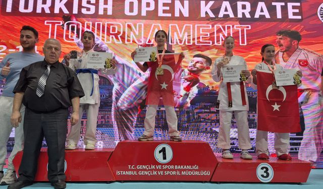 Akyazılı Karateciler madalyaya doymuyorlar