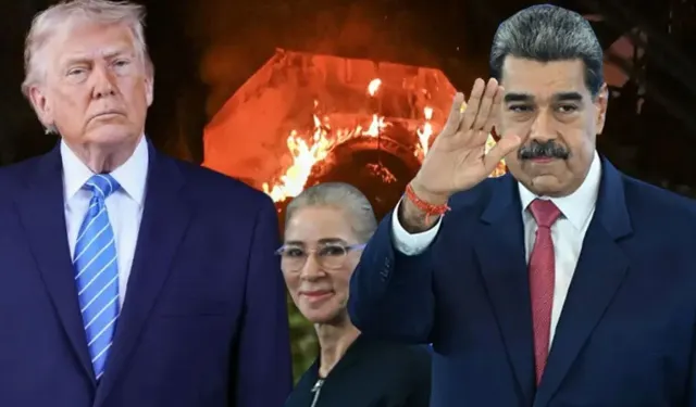ABD'den Venezuela'ya hava saldırısı! Trump açıkladı: Maduro ve eşi yakalandı