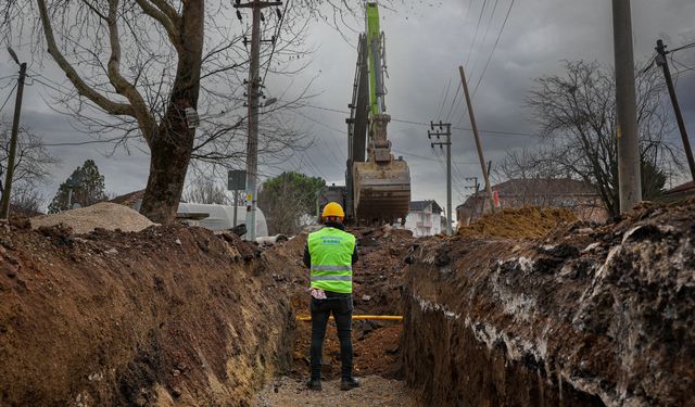 3 bin 500 metrelik yeni hat, yağmur sularını güvenle kaynaklara taşıyacak