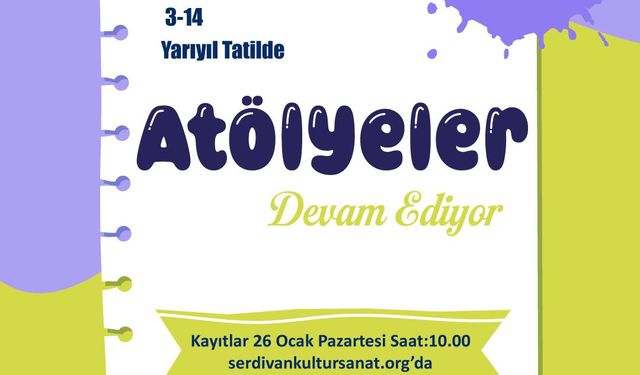 Serdivan’da tatil sanatla buluşuyor