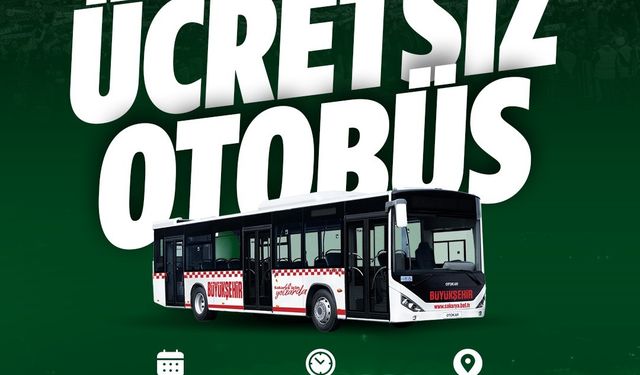 Büyükşehir, Bodrumspor maçı öncesi ücretsiz ring seferleri düzenliyor