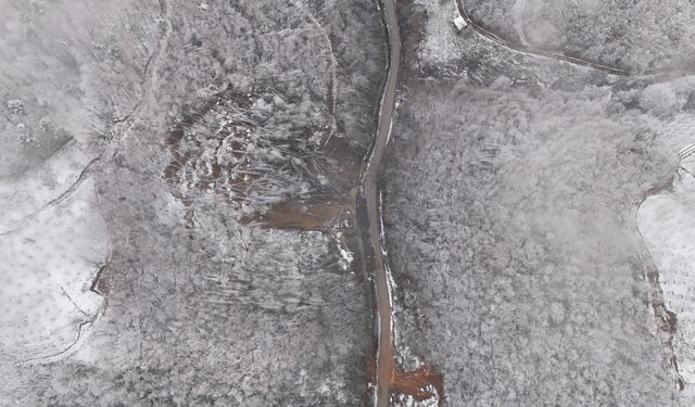 Fındıklıaksu köyünde heyelanların ardı arkası kesilmiyor