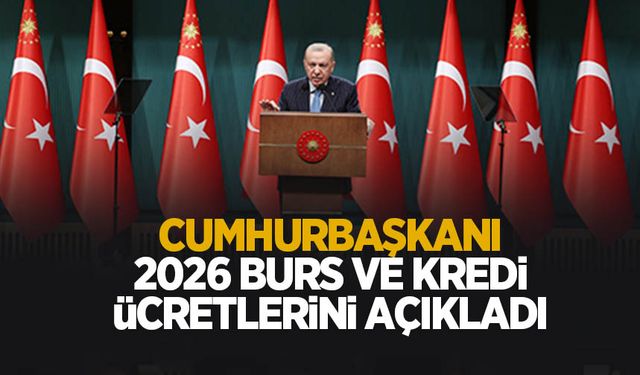 2026 yılı burs ve öğrenim kredileri belli oldu