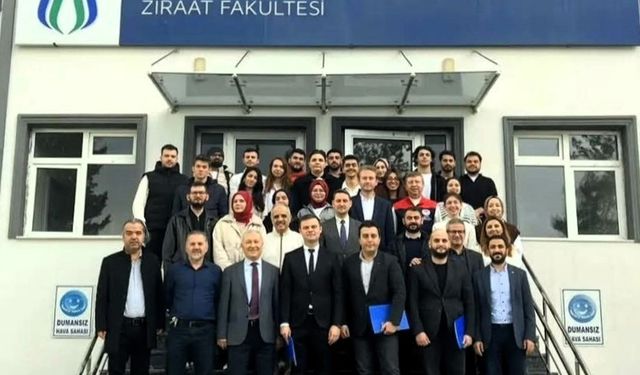 Ziraat mühendisleri SUBÜ öğrencileriyle buluştu